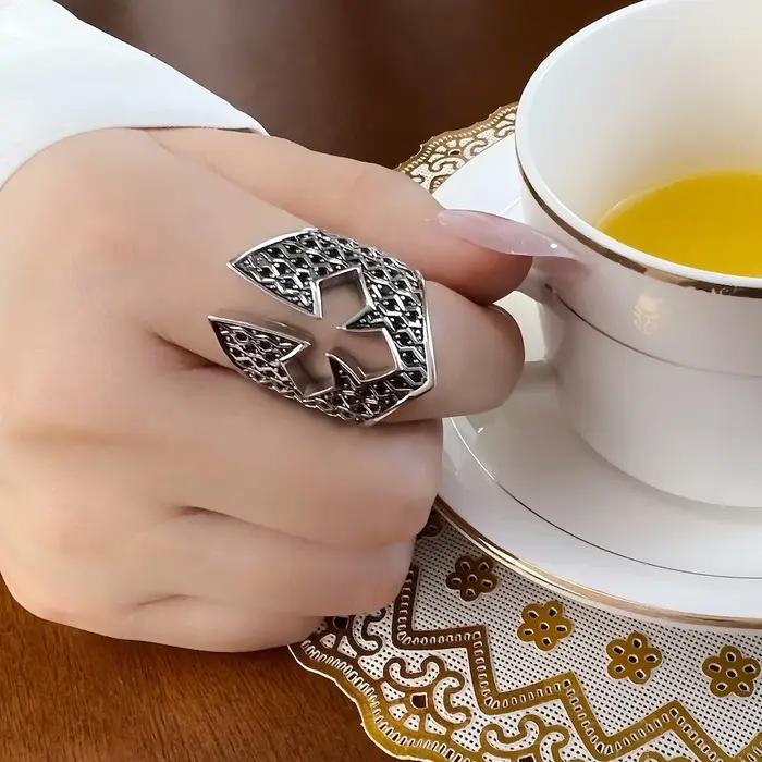 Bague de casque de chevalier