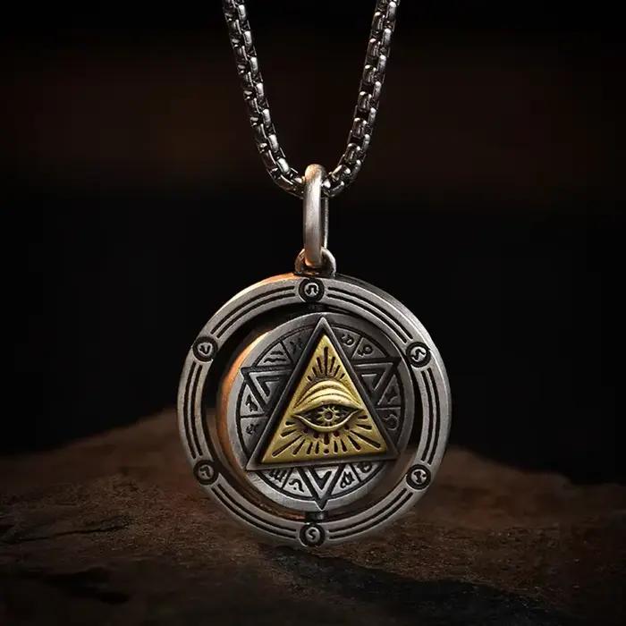 Collier oeil d'horus pendentif mauvais œil