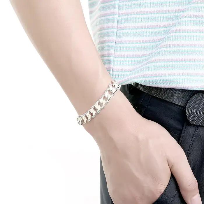 Bracelet en argent Sterling 925 pour femmes et hommes