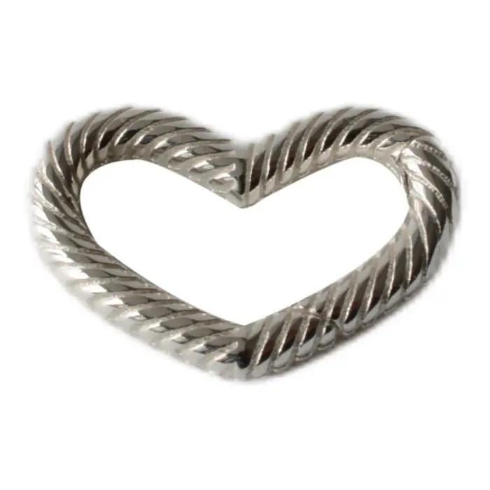 Anneaux à ressort en argent regardé 925, crochets à clip à ressort, anneaux fendus en métal argenté, petit fermoir à pince pour bijoux exécutifs