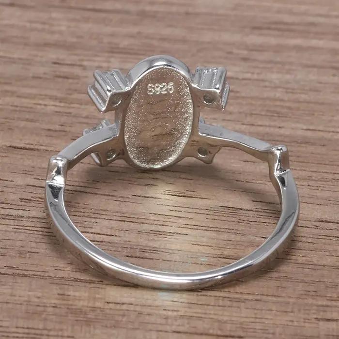 Bagues Elena en argent Sterling 925 pur pour femmes
