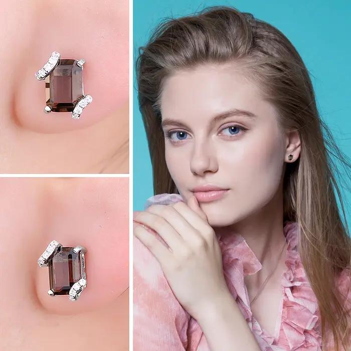 Jewelrypalace-Boucles d'oreilles en argent regardé 925 pour femme