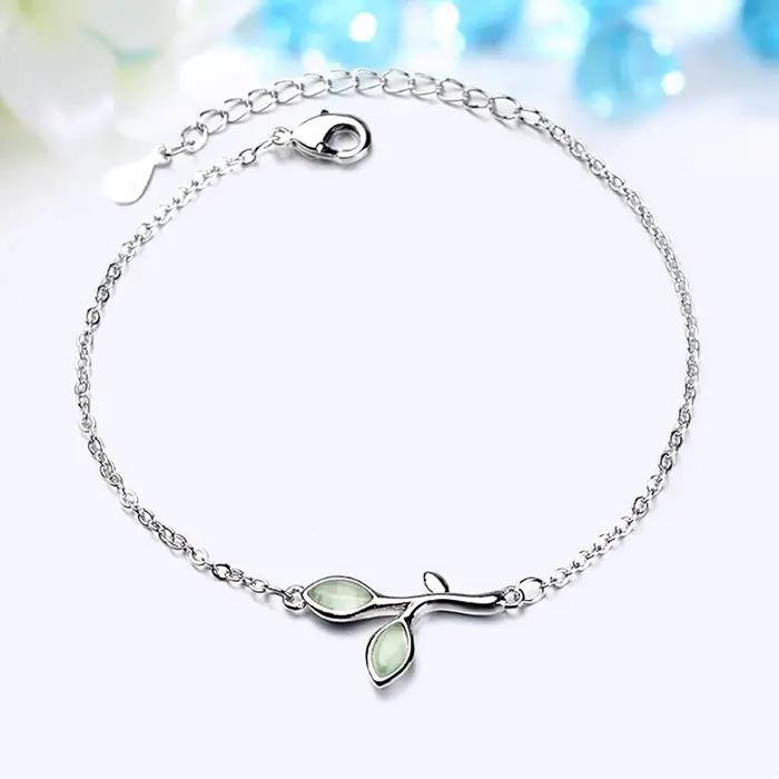 Bracelet en argent regardé 925 pour femme
