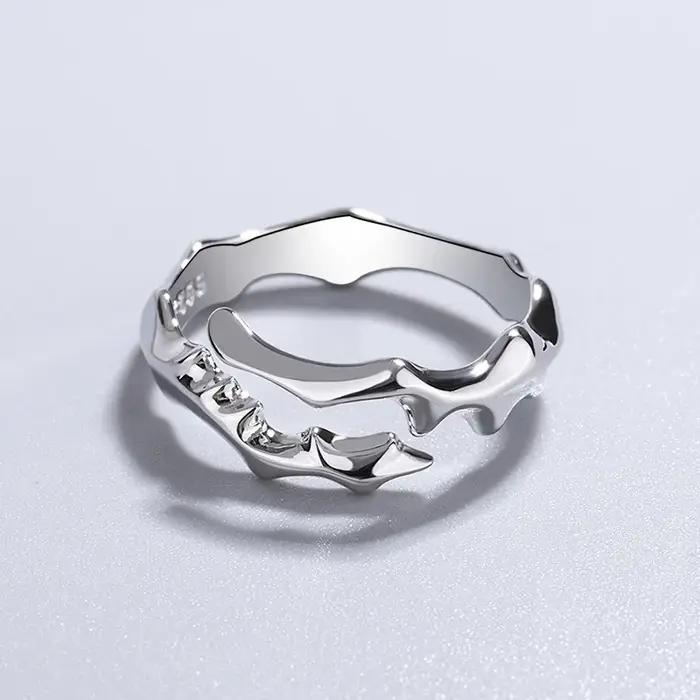Bagues esthétiques en argent Sterling 925 pour femmes, accessoires de bijoux de fiançailles et de ma