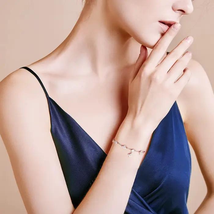 ICEBLING – Bracelets Moissanite classiques de luxe pour femmes