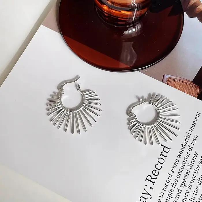 BF CLUB – boucles d'oreilles Vintage en argent Sterling 925 pour femmes
