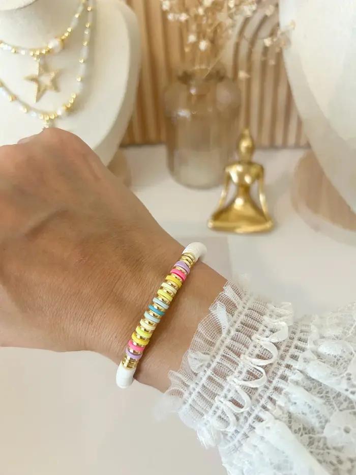 KKBEAD – Bracelet marguerite pour femmes et filles, cadeaux Boho, plage d'été, bijoux colorés empila