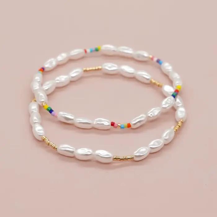 Go2boho-Bracelet de perles de perles pour femme