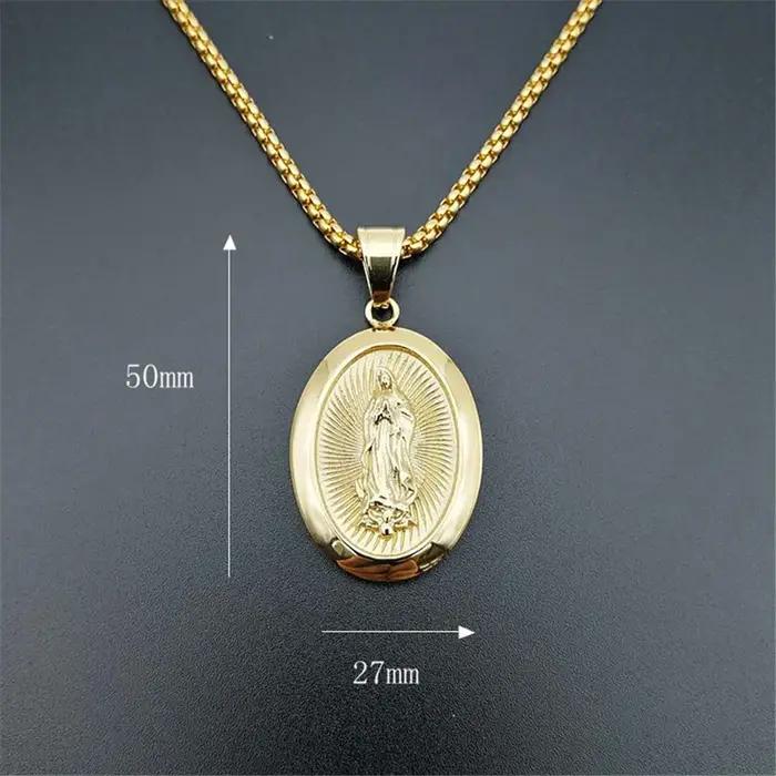 Collier avec Pendentif Vierge Marie pour Femme et Fille