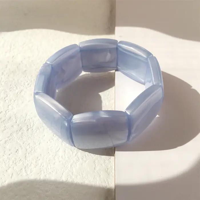 Bracelet Classique en Perles Acryliques pour Femme