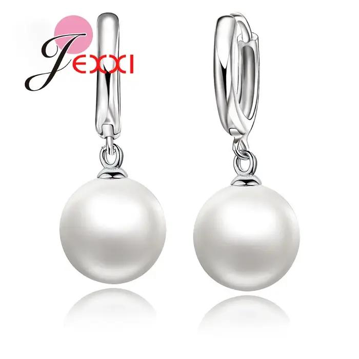 Boucles d'Oreilles Pendantes Élégantes en Argent Sterling 925 pour Femme et Fille, Bijoux de ix