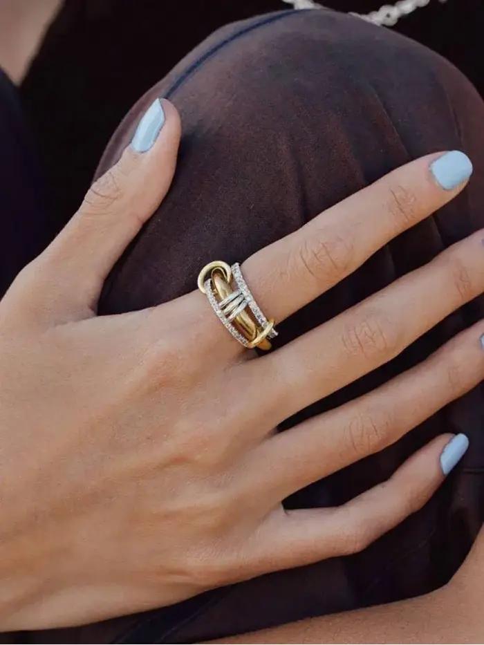 Bague de luxe en argent Sterling 925 pour femmes