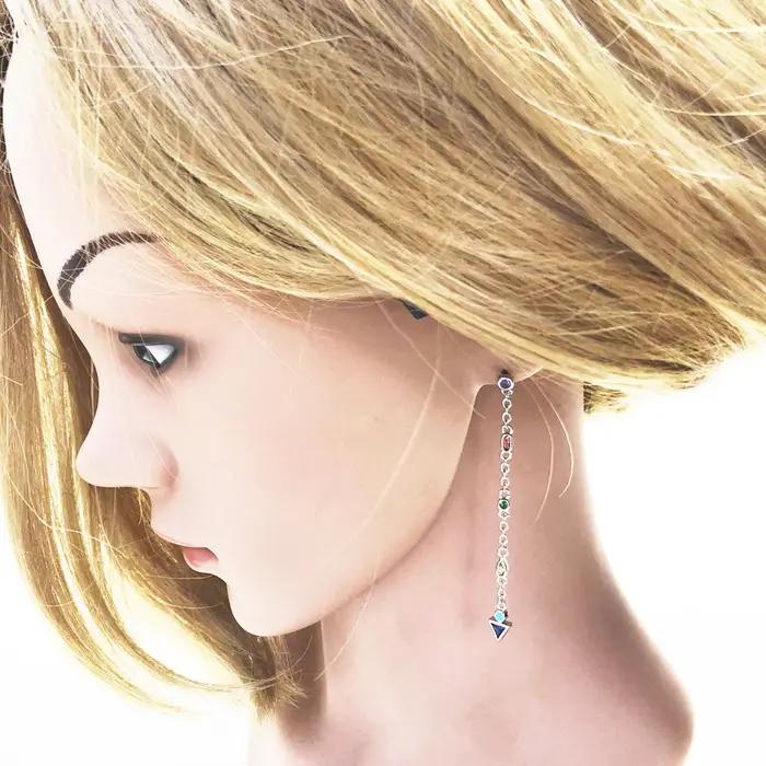 Boucles d'oreilles libellule colorées