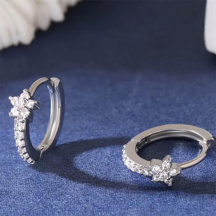 Boucles d'oreilles en acier inoxydable pour femmes