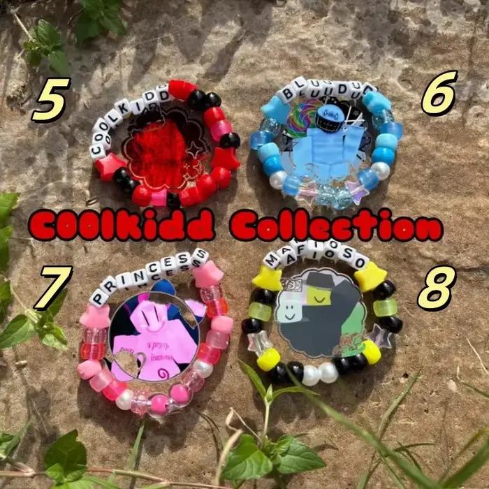 Bracelet Kandi inspiré du joueur - Design perlé fait main | Cadeau unique pour les joueurs