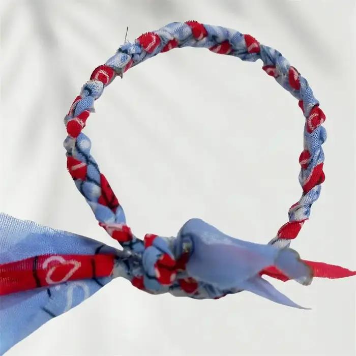 Bracelet Bandana fait à la main pour femmes et filles, nouvelle mode, tresse colorée, conque de plag
