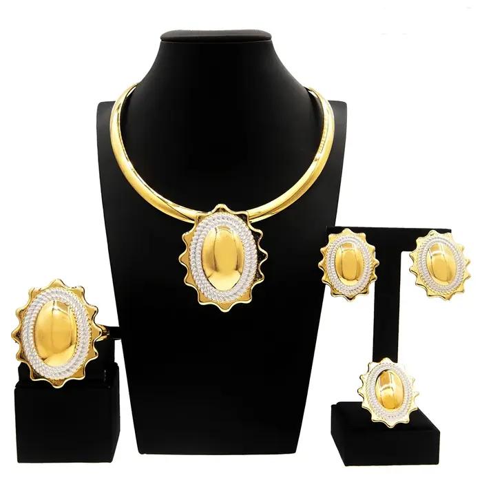 Ensembles de bijoux plaqués or pour femmes