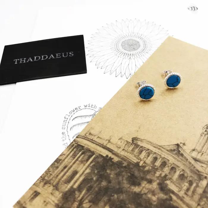 Boucles d'oreilles en turquoise bohème pour femmes occasions spéciales argent sterling 925 certifié CNAS