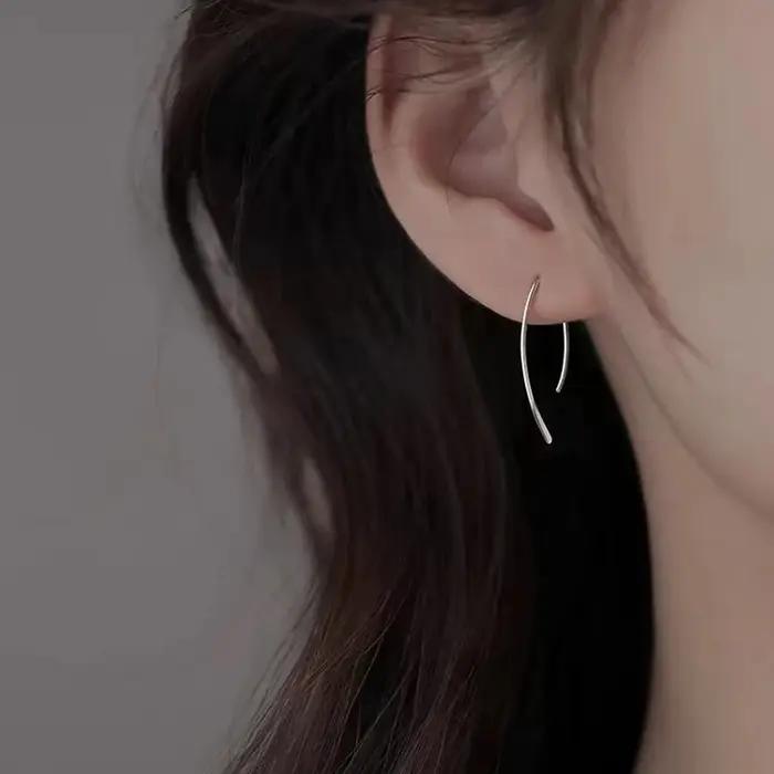Boucles d'oreilles en argent Sterling 925 véritable pour femmes