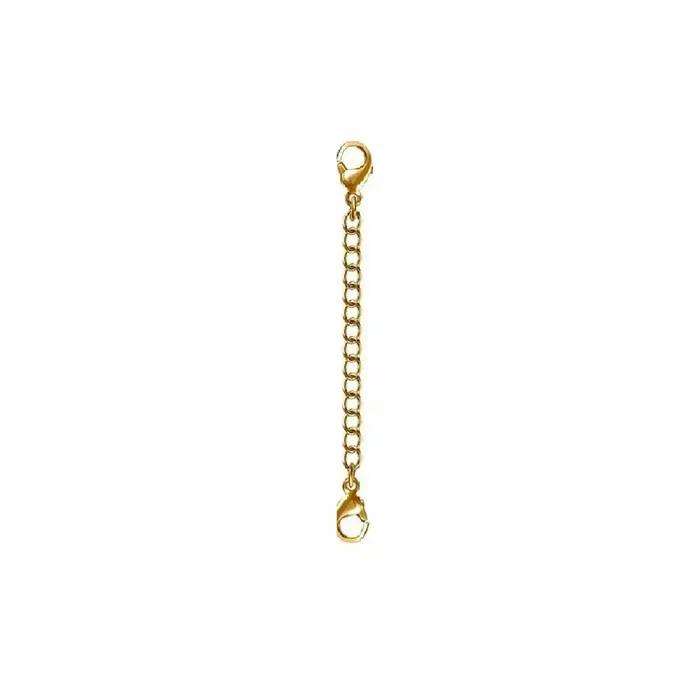 Extension de chaîne de sécurité 6 ''or argent noir 3''