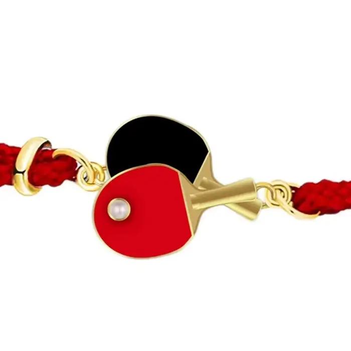 Bracelet Souvenir de Tennis de Table pour Femme, Bijou Polyvalent au Design Unique et Personnalisé, Cadeau Commémoratif
