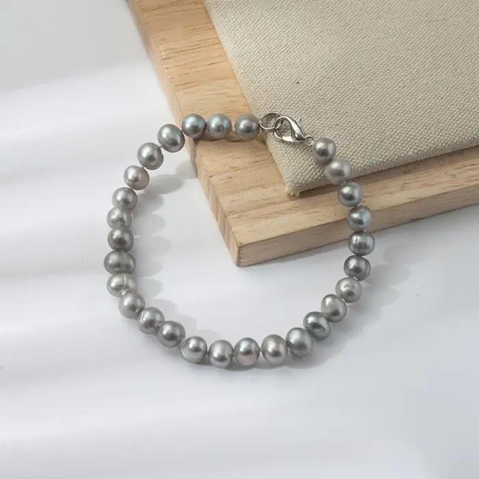 Bracelet de perles de pomme de terre en perles naturelles