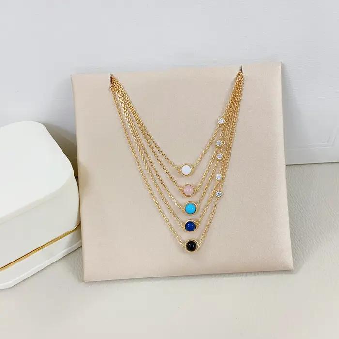 Nouveau collier exquis en argent 925 pour femmes