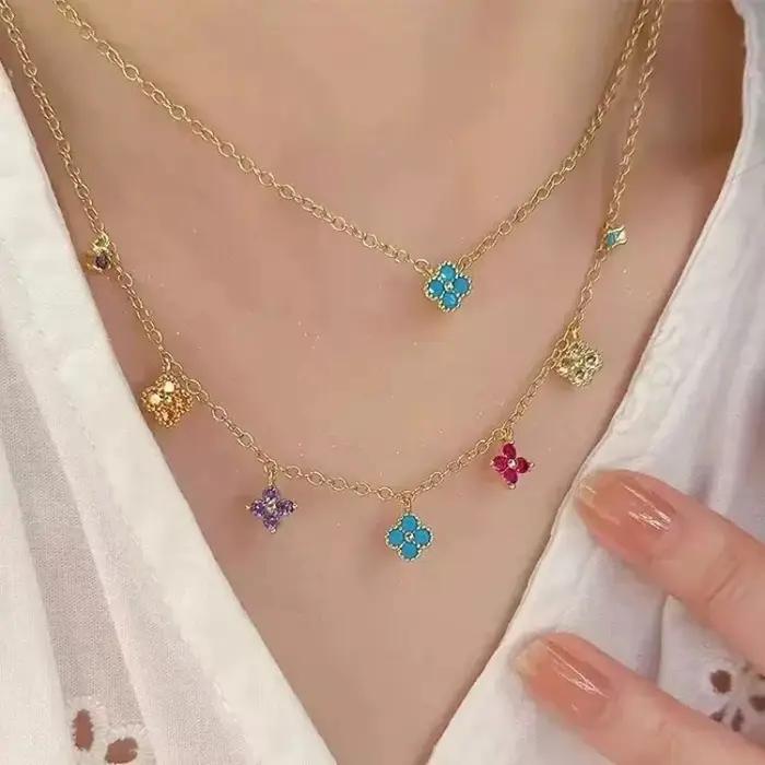 Ensemble de bijoux tendance 2026 - Design minimaliste de Clover