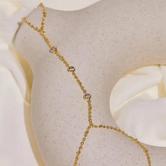 Bracelets plaqués or pour femmes