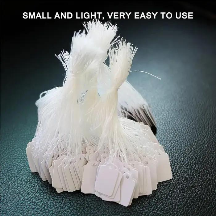 500 pièces/lot étiquette de prix de bijoux avec ficelle de coton