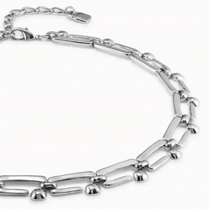 Collier personnalisé en forme d'ongle en argent