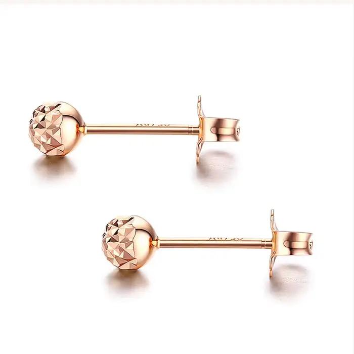 Boucles d'oreilles géométriques brillantes pour femmes