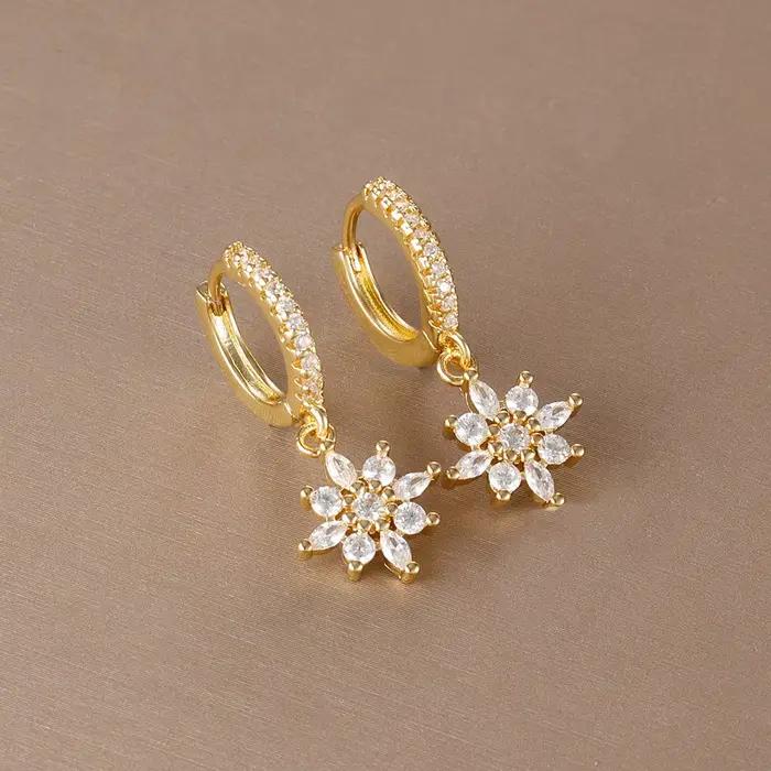 Boucles d'oreilles de luxe en acier inoxydable pour femmes
