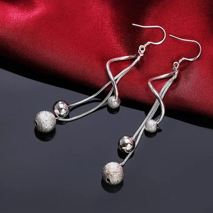 Boucles d'oreilles en argent sterling 925 pour femmes