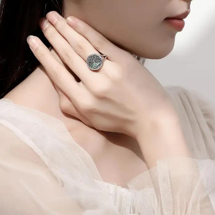 Eudora – bague réglable en argent Sterling 925