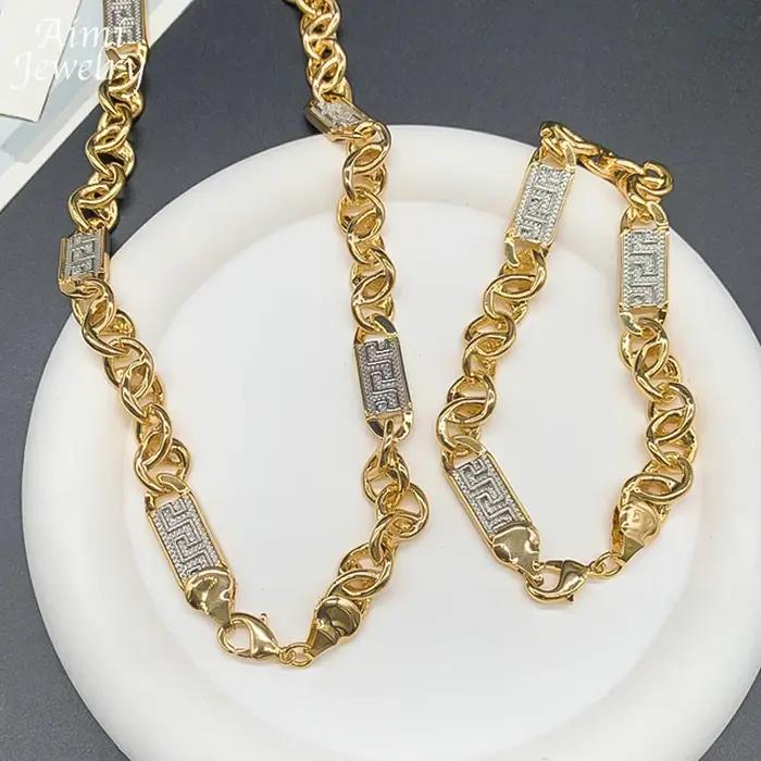 Ensemble de bijoux Hip Hop ChimAfrican pour hommes et femmes