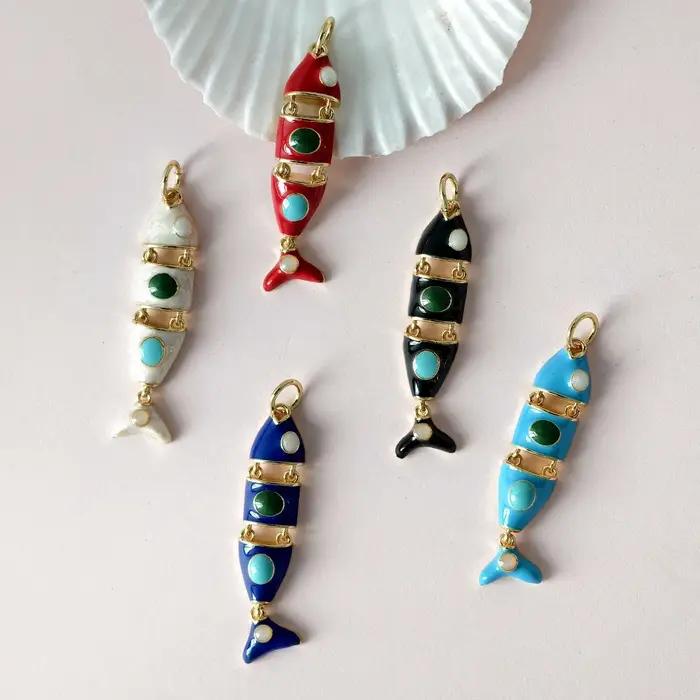 Breloques en forme de poisson mignon pour la fabrication de bijoux