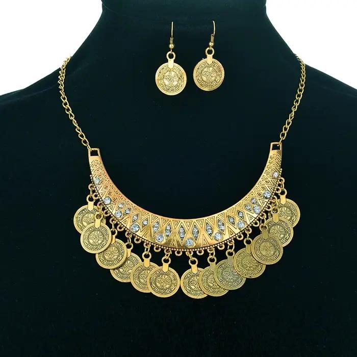 Ensemble de bijoux ethniques tribaux gitanes pour femmes