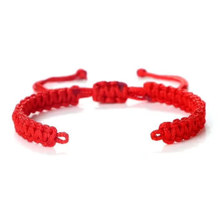 Bracelets semi-finis en fil de nylon 19 couleurs pour hommes et femmes