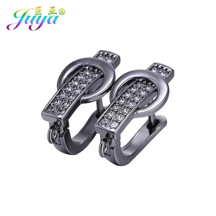 Boucles d'Oreilles Créatives Main Crafted en Cuivre et Zircon avec Cristaux Cubiques de Qualité AAA pour Femmes Occasions Spéciales Personnalisables