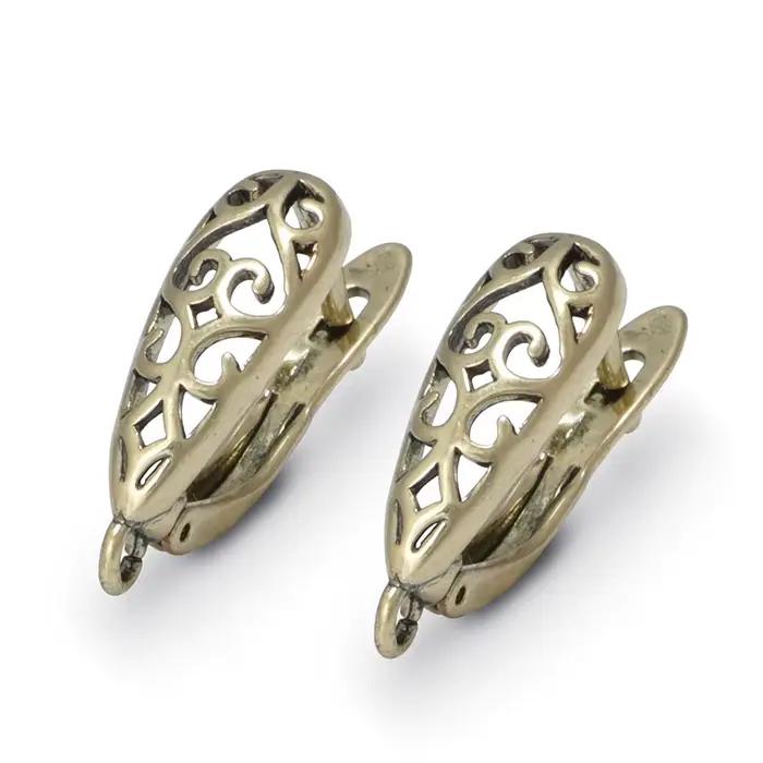 Résultats de boucles d'oreilles en Bronze, Note musicale, pour bricolage, crochets de boucles d'oreilles, accessoire pour bijoux, fournitures de fabrication faites à la main