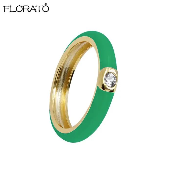 Bague plaquée or 24 carats