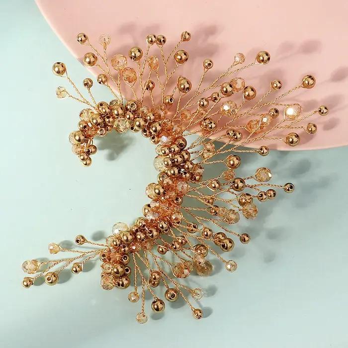 Boucles d'oreilles artisanales en perles