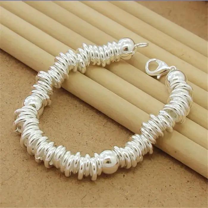 Bracelet cloche en argent Sterling 925 pour femme