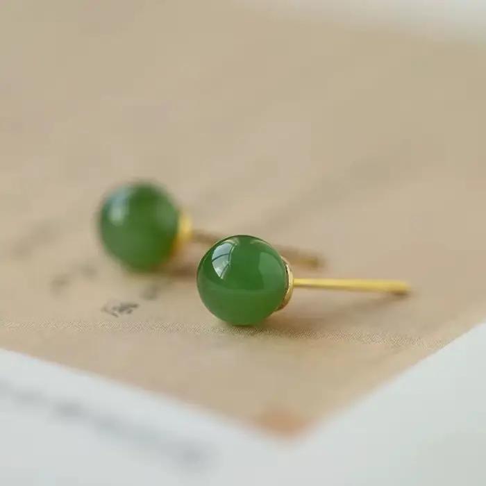 PANJBJ-Boucles d'oreilles agate rouge en argent regardé 925 pour femme, nuage ethnique rétro circula