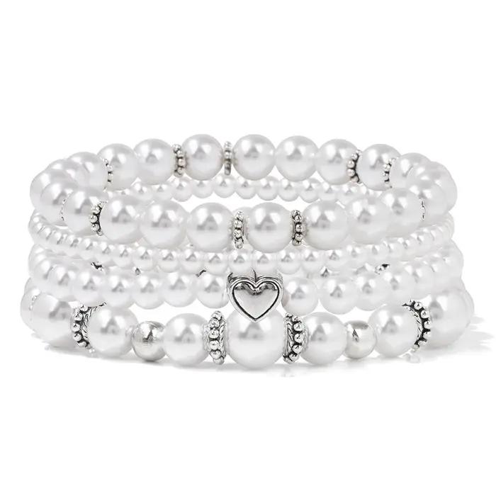 Ensemble de bracelets de perles multicouches pour femmes