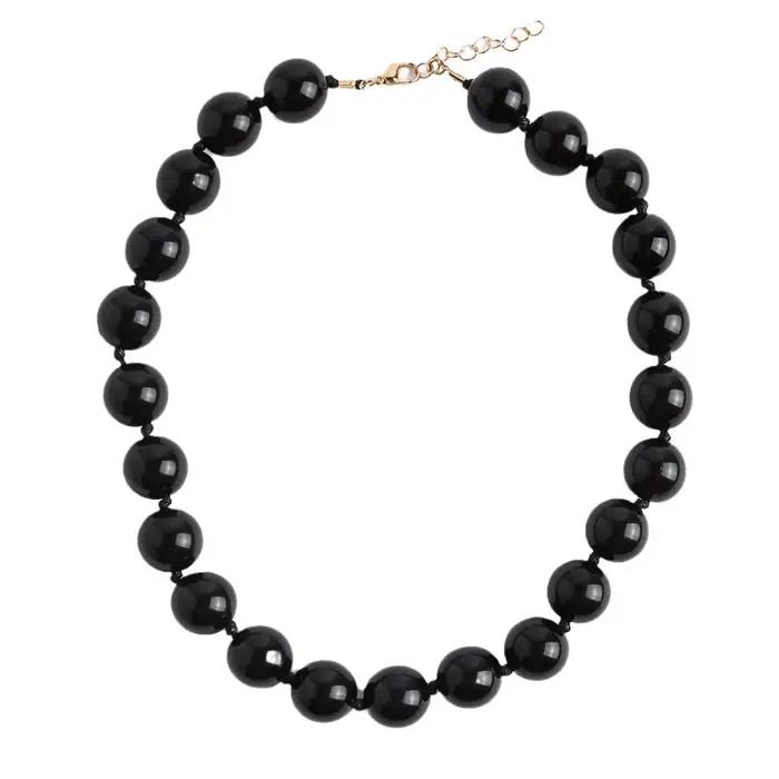 Bohême perle ronde colorée colliers pour femmes mode Banquet coloré géométrique bijoux collier Party Ч®к Gub Kralen Ketting