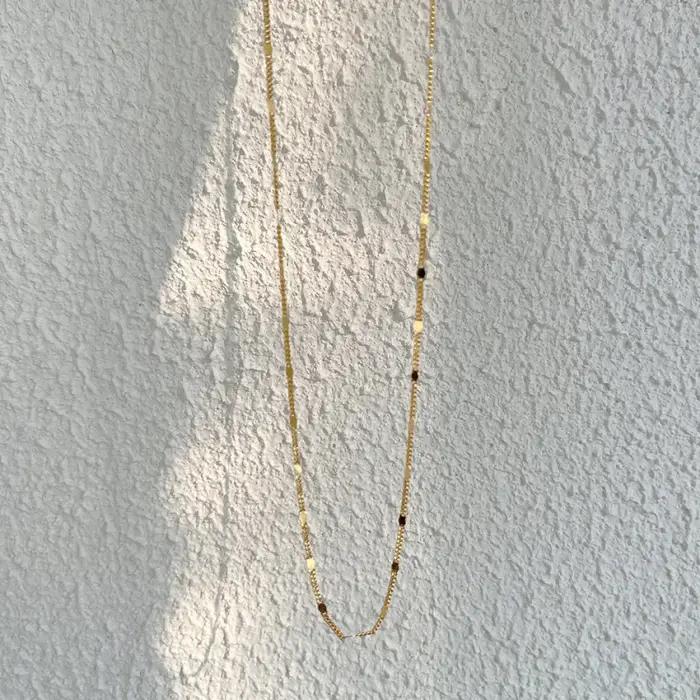 Collier scintillant en argent pur S925 pour femmes