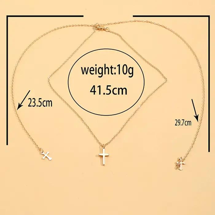 Collier chaîne arrière de mariée en cristal élégant