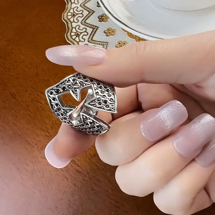 Bague de casque de chevalier